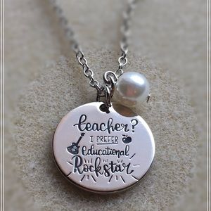 Educational Rockstar Necklace